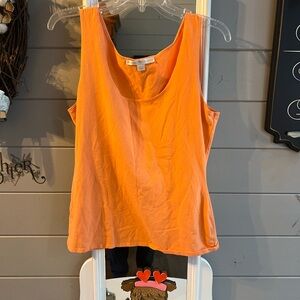 Boston Proper Orange Women's Tank Top